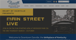 Desktop Screenshot of downtowndanville.com
